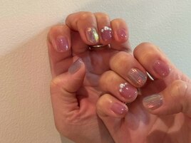マグネットネイル/透け感ネイル