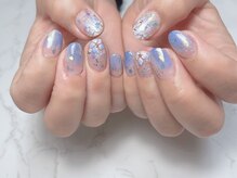 キノネイル(Kino Nail)/季節のお花☆ネモフィラネイル