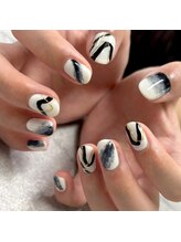 ネイルサロンファストネイルプラス 新宿店(FAST NAIL PLUS)/2025夏ネイル【モノトーン】