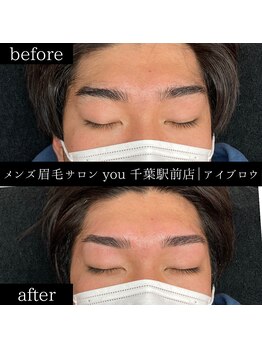 ユー 千葉駅前店(you)/メンズ眉毛/メンズ眉/千葉駅