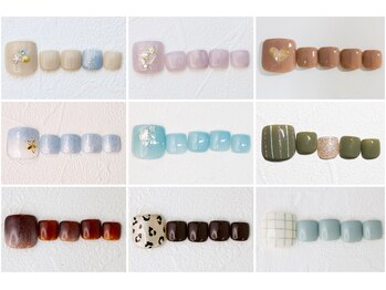 アイラッシュアンドネイルサロン クレアラルーチェ 徳山店(Crea la Luce)/【フット】シンプル定額10