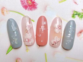 上品な桜のアート