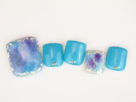 ☆ブルー×ニュアンスネイル☆