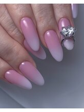 ホランイネイル(HORANGI NAIL)/グラデーション＋ベースカラー