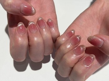 ネイルサロン プルミエール 錦糸町店(premiere)/潤欲ネイル　チークネイル