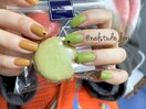 バレンタインネイル