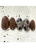 ☆november nail☆Leopard　¥7000