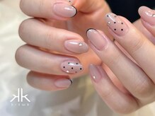 ケーツーネイル(k-two nail)/ドット×パールネイル(みな)