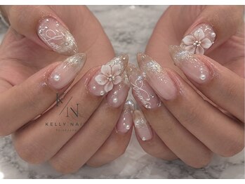 ケリーネイル(kelly nail.)の写真/国内外から厳選した流行のパーツやカラーを豊富にご用意◎こだわり派さんも大満足頂ける特別な指先に♪