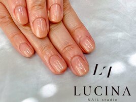 N-14 シンプルベージュネイル