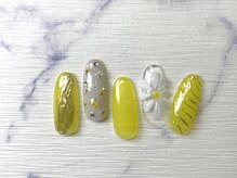 ネイルサロン インプレス(Impress)/ぷっくりフラワーネイル