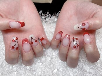 レアネイル 新宿(le'a nail)/チェリーネイル