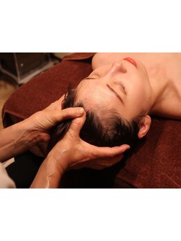 ヘッドスパで癒されたい