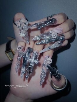 ノーリミットオオサカ 心斎橋(NOLIMIT.OSAKA)/フィルイン/長さだしネイル