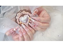 fannail【パラジェル/フィルイン/長さだし/ワンカラー/定額/ワンホン/名古屋/上前津】/スカルプ2時間アート+LLロング