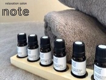 ノテ(note)の写真/完全個室で本格アロマオイルトリートメント☆癒しの香りに包まれながら、日々の疲れをしっかり解消♪