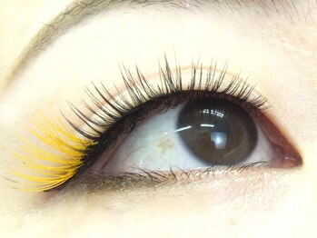 フラワー(Flower)/カラーエクステ（オレンジ）