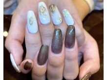 レミア 関内(REMIA)/４月　ちぐはぐネイル