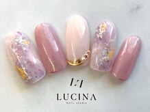 ネイルスタジオ ルキナ(LUCINA)/I-167 春色ニュアンスネイル