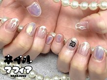 ネイルマフィア 原宿(NAIL MAFIA)/ホワイトオーロラファイアー