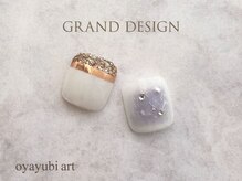 グランドデザイン 岐阜店(GRAND DESIGN)/キラキラ＆スノーチークネイル
