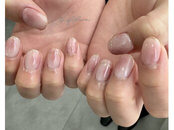 ネイルサロン ティフィン(tiffin)/~ちゅるん桃ネイル~