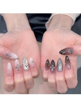 クイーンズビューティーサロン 新宿本店(Queen's beauty salon)/チップ長さ出しアートやり放題