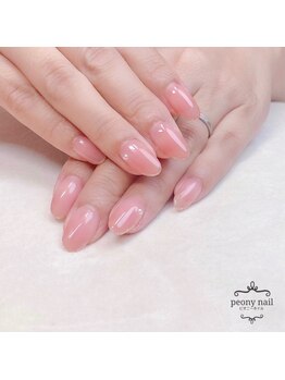 ピオニーネイル(peony nail)/上品ラメライン