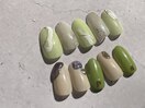 ハンドネイル/ニュアンス/秋