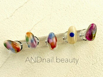 アンドネイル ビューティー(AND nail,beauty)/春ネイル/ニュアンス/藤沢