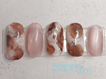 ネイル サロン ラグゼ(Nail Salon Luxe)/カフェラテ　べっこう