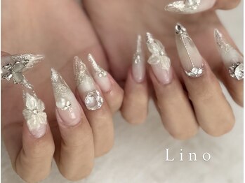 リノ(Lino)の写真/【長さ出し10本+パーツ10本乗せ放題♪】持ち込みOK!ワンホンも叶うセットメニュー◎