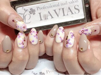 ラヴィアスプラス(LAVIAS+)/【ジェル】お好きなアート6本