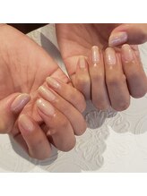 ネイルサロン リスタ(Rista)/ワンカラー ベージュ シンプル