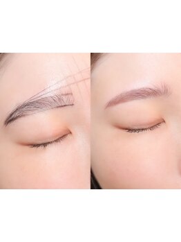 アイブロウメニューがあるサロン