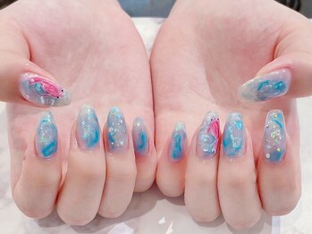 ラルネイル 大宮(Lull. nail)/#金魚ネイル #夏ネイル