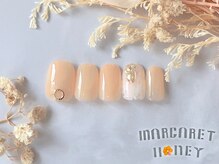 マーガレットハニー 本八幡/ふんわり春ネイル