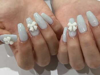 ブルー(BLUE)/simple ¥10,000