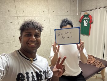 美容ストレッチ王子/30代男性のお客様♪