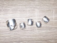 ネイルサロンアンドスクール ミュー(Nail Salon & school mieux)/《FOOTな季節♪》塗りかけ