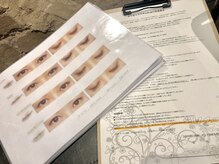 カウンセリングシートのご記入をしていただきます☆