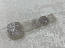 リアンリアン(lien lien de felicite nail)/雪の結晶ネイル