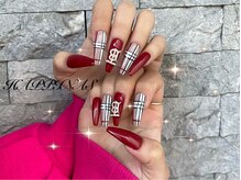 ハピナス(HAPPINAS)/Burberryネイル