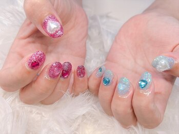 シナモンネイル(cinnamonnail)/ハートネイル