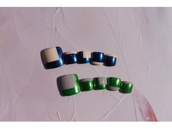 ブリオン 六本松店(Bullion)/ブロッキングミラーネイル