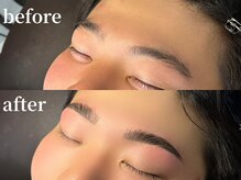 エムズアイブロウ 天王寺店(M'sアイブロウ)/メンズHBL★before→after