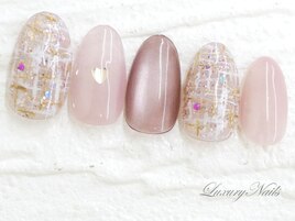 モテ可愛＊ツイードNail