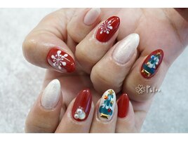 クリスマスネイル