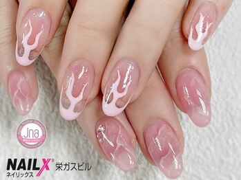 ネイリックス 栄ガスビル(NAILX)/インパクト!アシメネイル