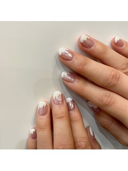 コロレ(colore')/もくもくフレンチネイル